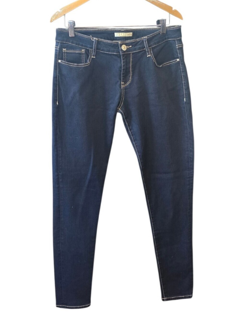 Daytrip Virgo Skinny Dark Wash Blue Ankle Jeans 31 Long